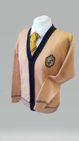 OFFICIAL WARNER BROS. HARRY POTTER HUFFLEPUFF QUIDDITCH CARDIGAN